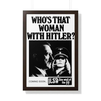 ILSA SHE-WOLF OF THE SS (TEASER) 1975 - Framed Movie Poster - The Sticker Space