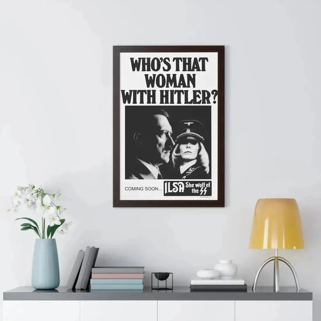 ILSA SHE-WOLF OF THE SS (TEASER) 1975 - Framed Movie Poster - The Sticker Space