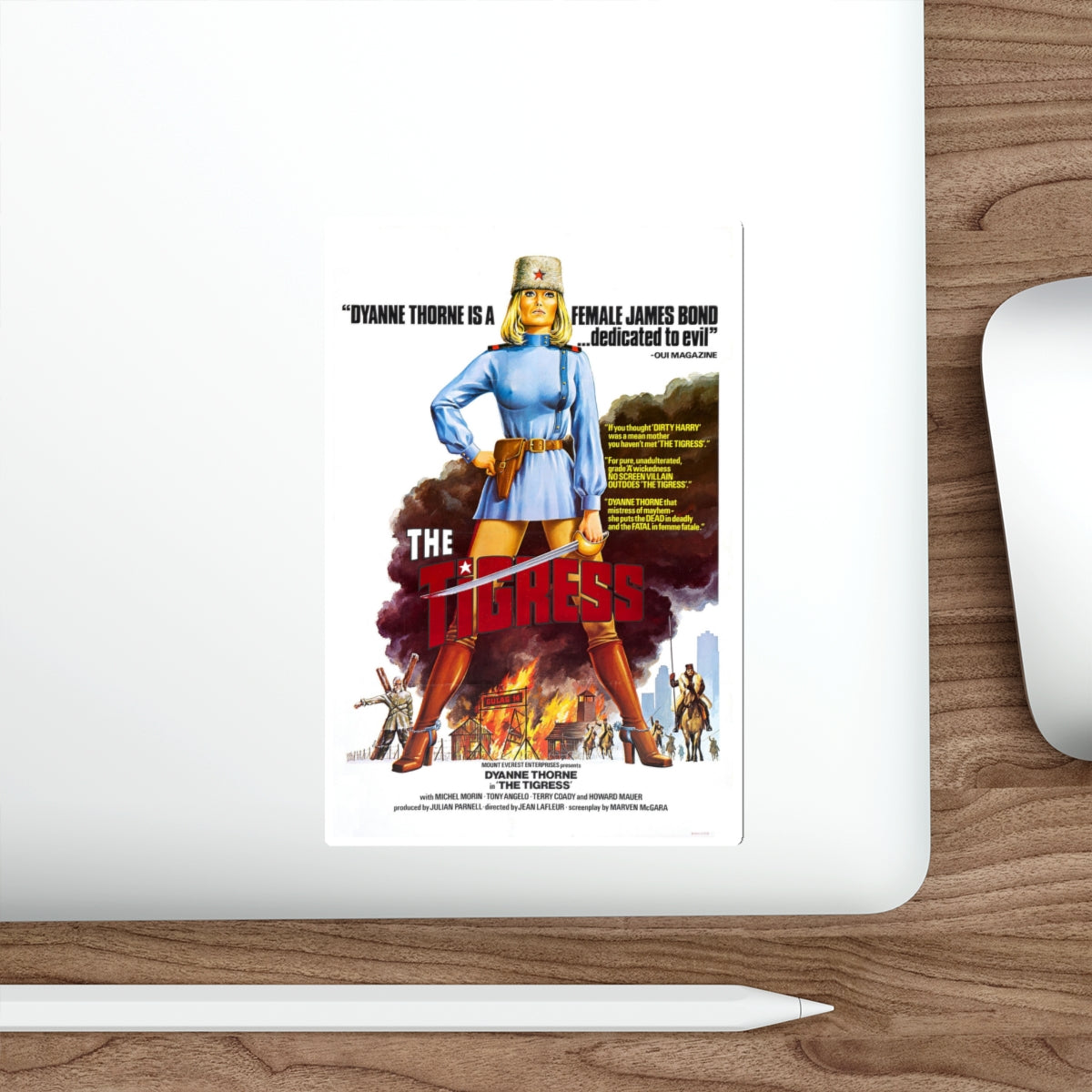 ILSA THE TIGRESS OF SIBERIA 1977 Movie Poster STICKER Vinyl Die-Cut Decal-The Sticker Space