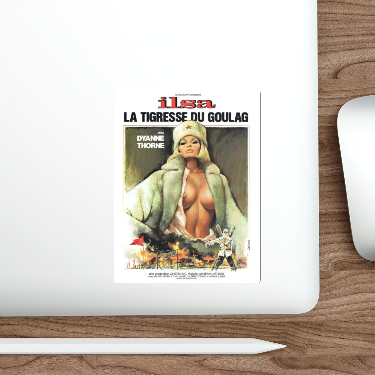 ILSA THE TIGRESS OF SIBERIA (2) 1977 Movie Poster STICKER Vinyl Die-Cut Decal-The Sticker Space