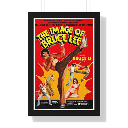 IMAGE OF BRUCE LEE 1976 - Framed Movie Poster-16″ x 24″-The Sticker Space