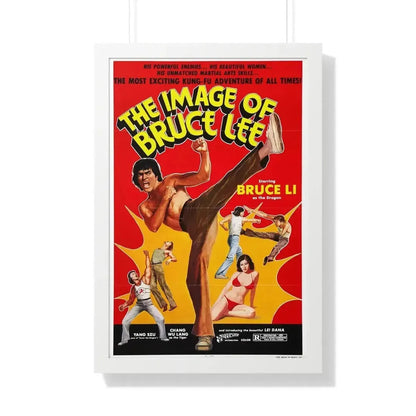 IMAGE OF BRUCE LEE 1976 - Framed Movie Poster - The Sticker Space