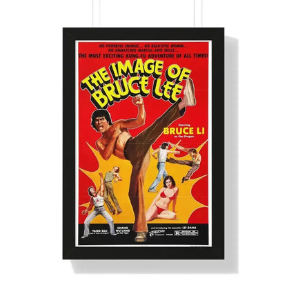 IMAGE OF BRUCE LEE 1976 - Framed Movie Poster - The Sticker Space