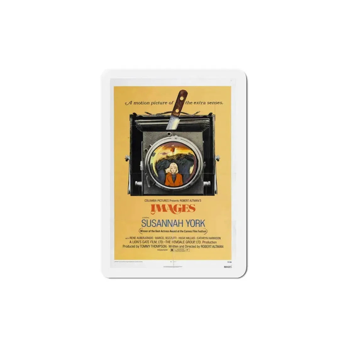 Images 1972 Movie Poster Refrigerator Magnet 4 Inch - The Sticker Space