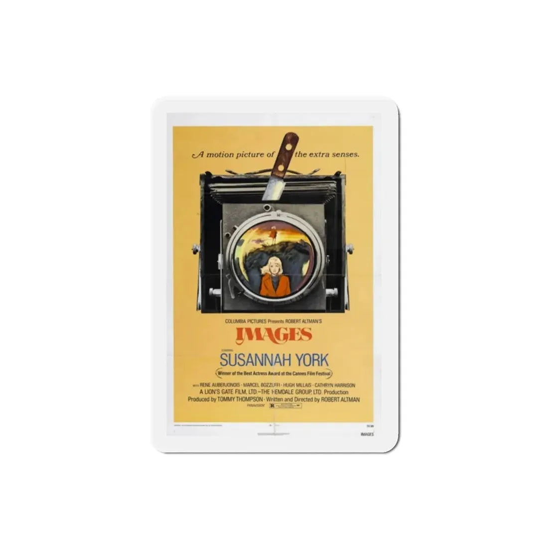 Images 1972 Movie Poster Refrigerator Magnet - The Sticker Space