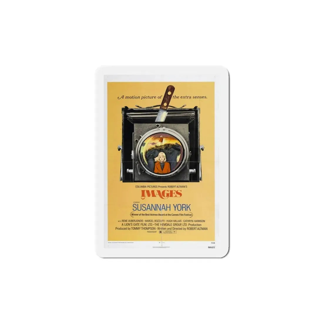 Images 1972 Movie Poster Refrigerator Magnet - The Sticker Space