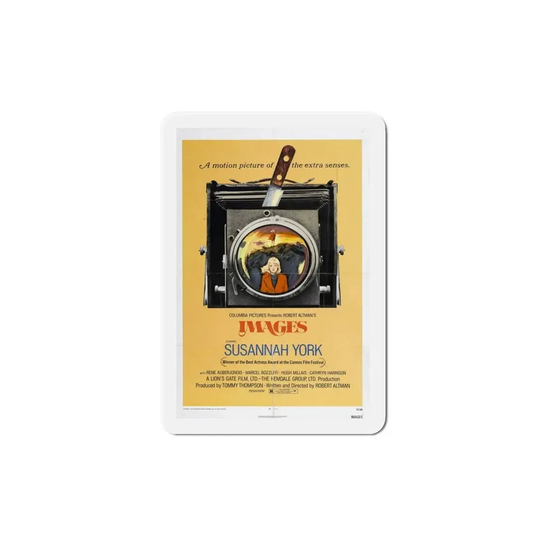 Images 1972 Movie Poster Refrigerator Magnet - The Sticker Space