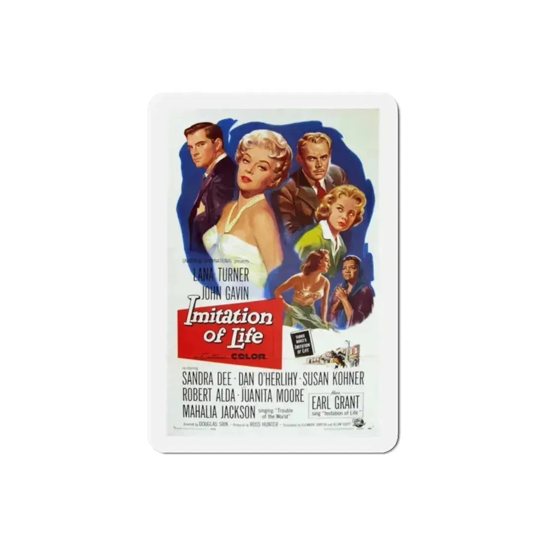 Imitation of Life 1959 Movie Poster Refrigerator Magnet 2 Inch - The Sticker Space