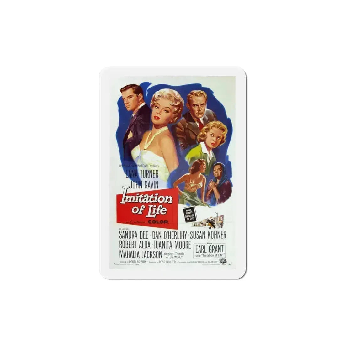 Imitation of Life 1959 Movie Poster Refrigerator Magnet 4 Inch - The Sticker Space