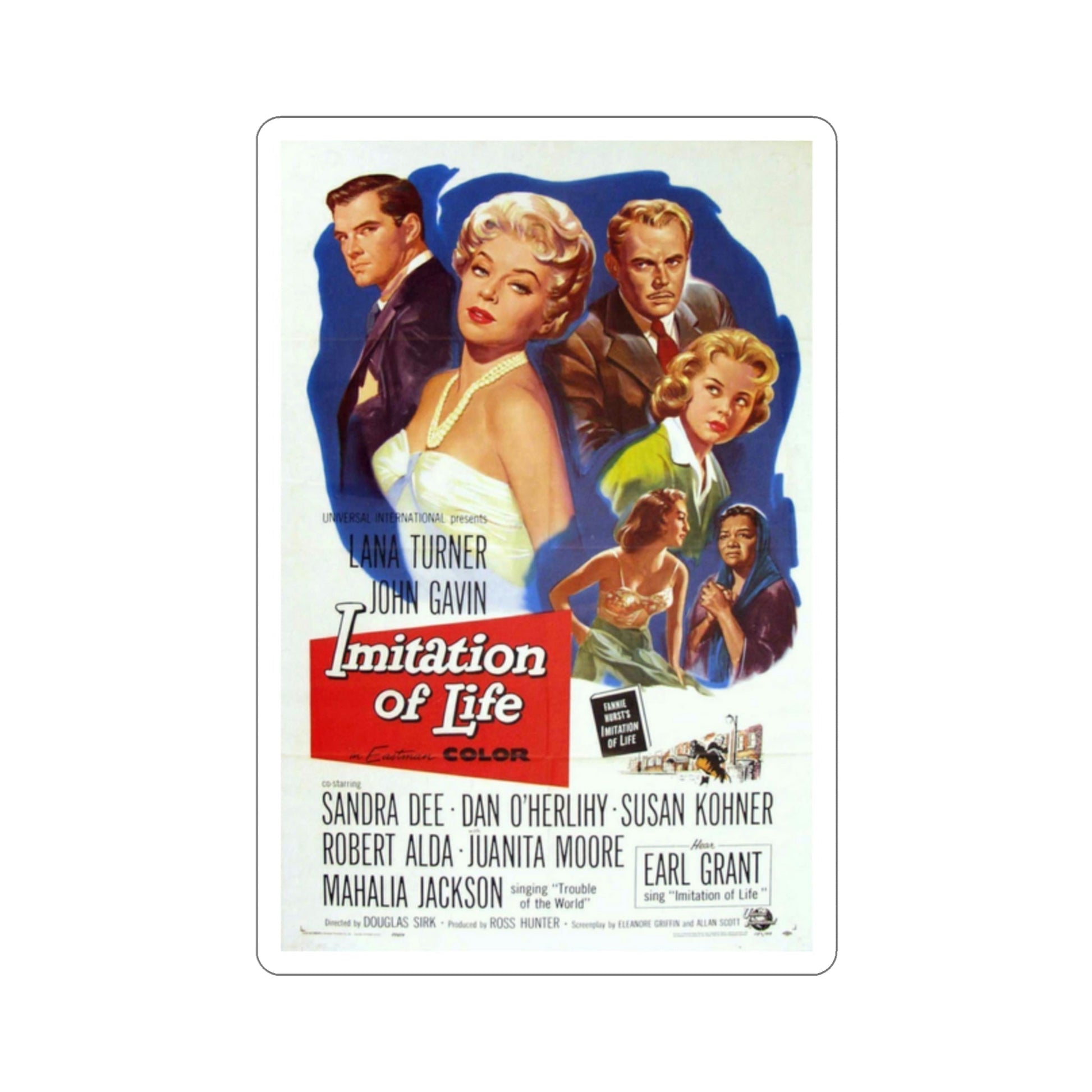 Imitation of Life 1959 Movie Poster STICKER Vinyl Die-Cut Decal-2 Inch-The Sticker Space