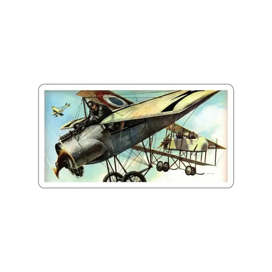 Immelmann - Mystery Killer of the Sky, Cavalier, November 1960 (Magazine Illustration) STICKER Vinyl Die-Cut Decal White Die-Cut 2 Inch - The Sticker Space