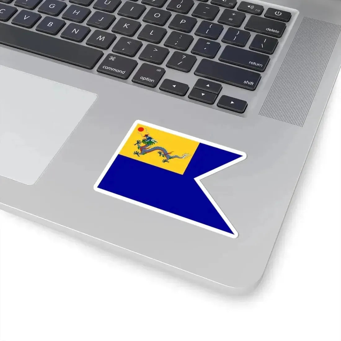 Imperial Chinese Navy Fleet Leaders Flag 1909-1911 (China) STICKER Vinyl Kiss-Cut Decal - The Sticker Space