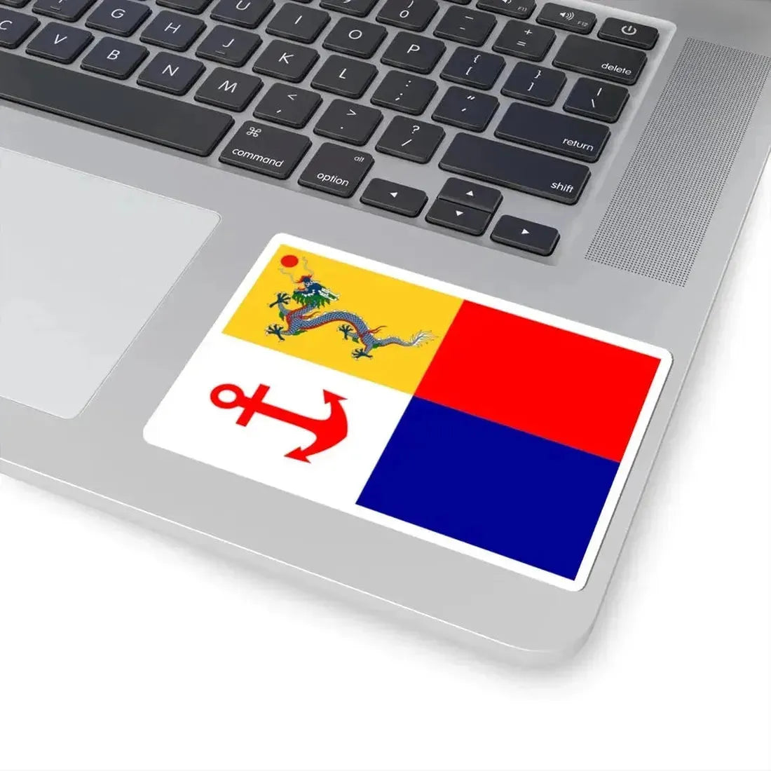 Imperial Chinese Navy Secretarys Flag 1909-1911 (China) STICKER Vinyl Kiss-Cut Decal - The Sticker Space