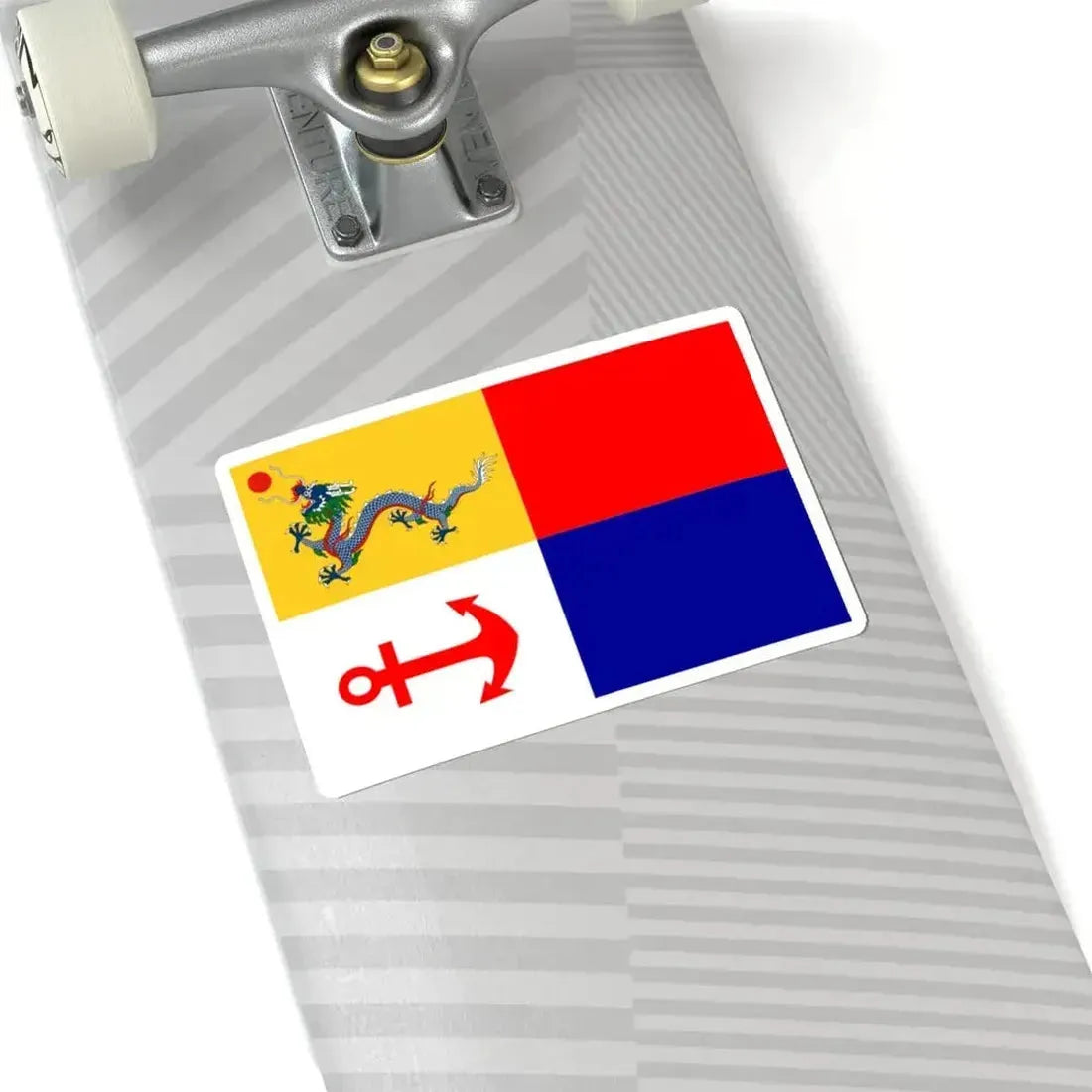 Imperial Chinese Navy Secretarys Flag 1909-1911 (China) STICKER Vinyl Kiss-Cut Decal - The Sticker Space
