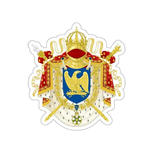 Imperial Coat of Arms of France (1804-1815) STICKER Vinyl Die-Cut Decal 2 Inch - The Sticker Space