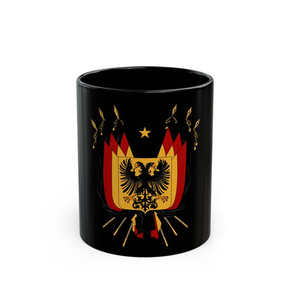 Imperial Coat of arms of Germany (1848) - Black Coffee Mug-11oz-The Sticker Space