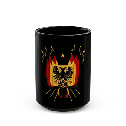 Imperial Coat of arms of Germany (1848) - Black Coffee Mug-15oz-The Sticker Space