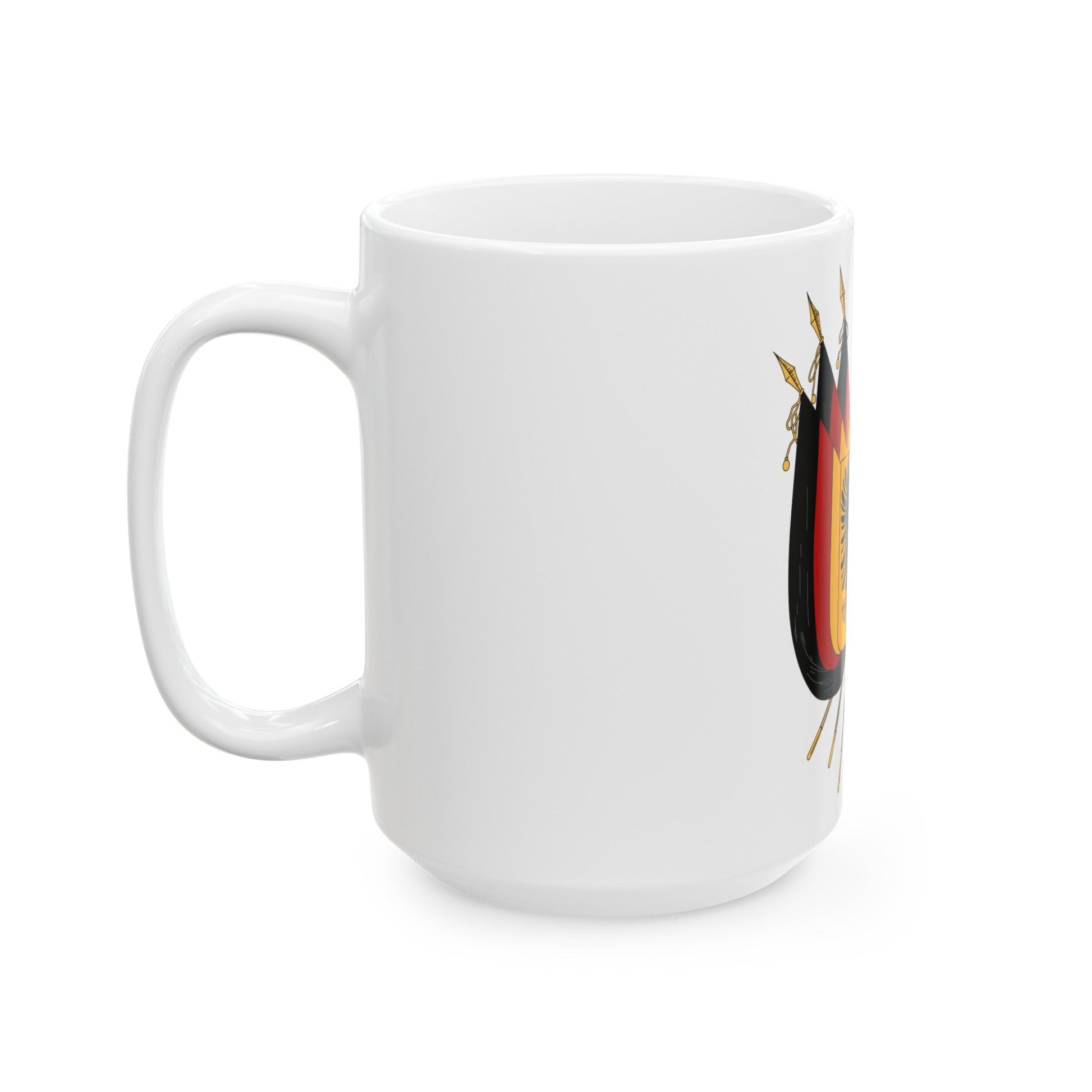 Imperial Coat of arms of Germany (1848) - White Coffee Mug-The Sticker Space