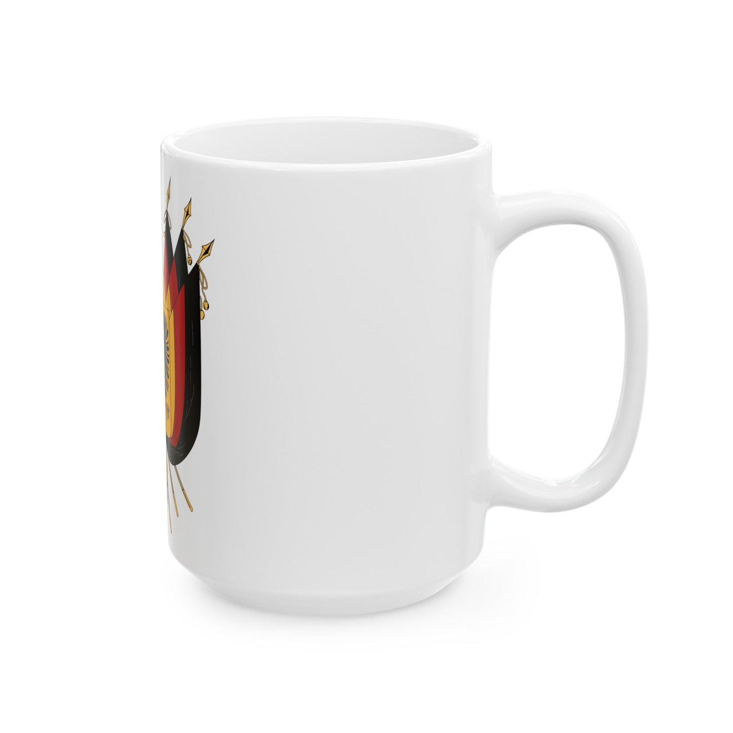 Imperial Coat of arms of Germany (1848) - White Coffee Mug-The Sticker Space