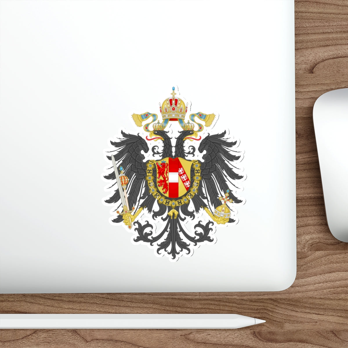 Imperial Coat of Arms of the Empire of Austria (1815) STICKER Vinyl Die-Cut Decal-The Sticker Space