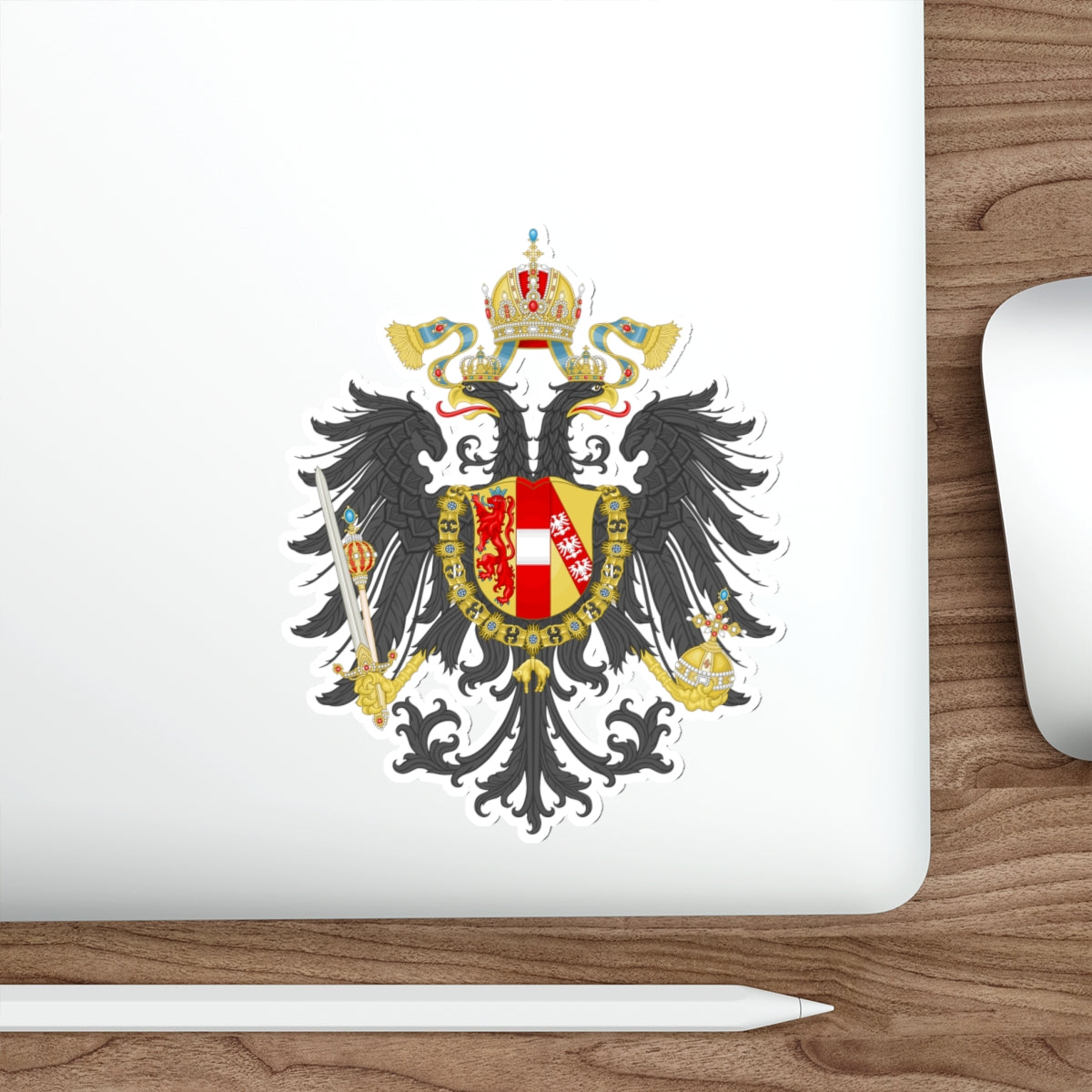 Imperial Coat of Arms of the Empire of Austria (1815) STICKER Vinyl Die-Cut Decal-The Sticker Space