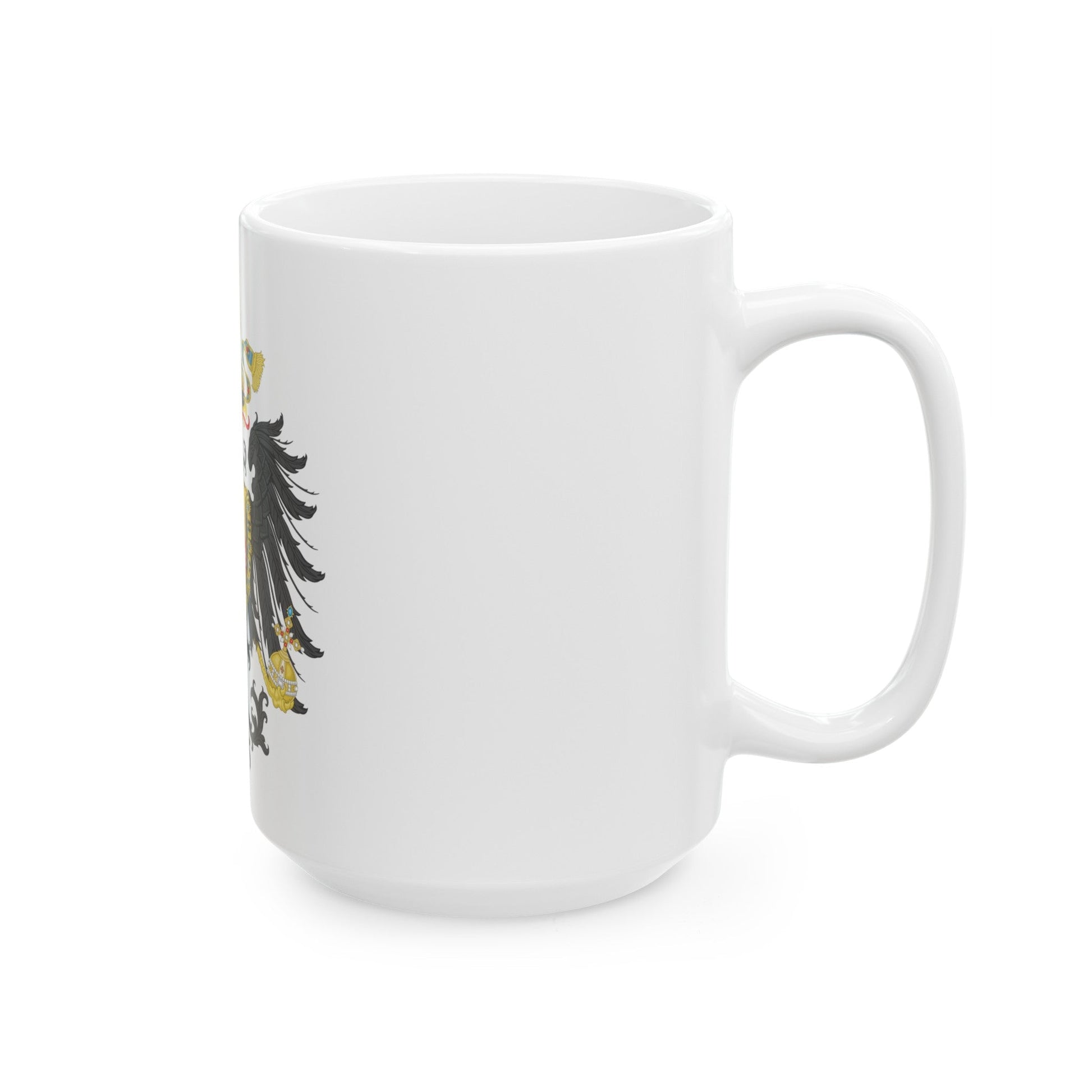 Imperial Coat of Arms of the Empire of Austria (1815) - White Coffee Mug-The Sticker Space