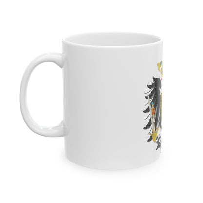 Imperial Coat of Arms of the Empire of Austria (1815) - White Coffee Mug-The Sticker Space