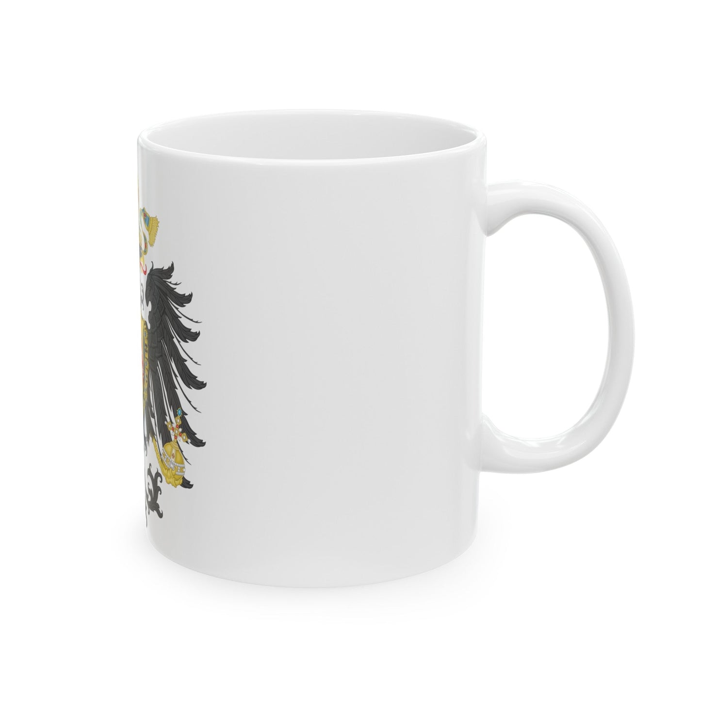 Imperial Coat of Arms of the Empire of Austria (1815) - White Coffee Mug-The Sticker Space