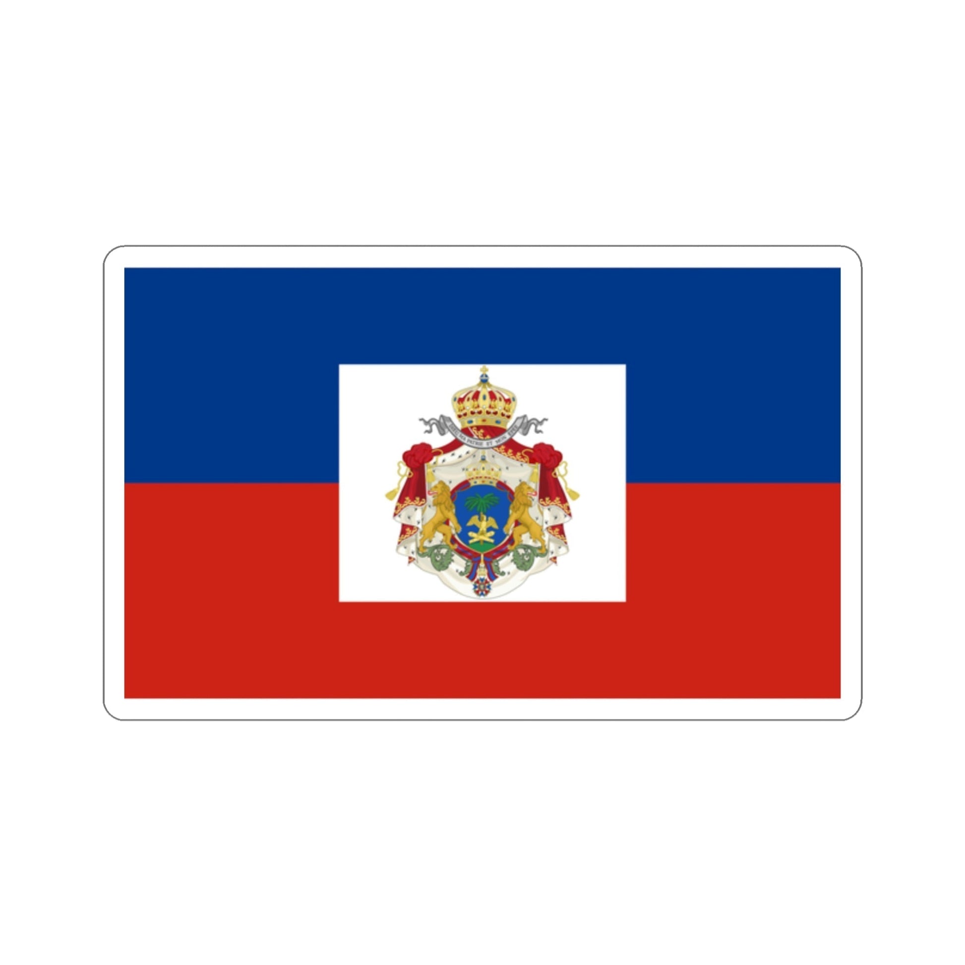 Imperial Flag of Haiti (1849-1859) STICKER Vinyl Die-Cut Decal-2 Inch-The Sticker Space
