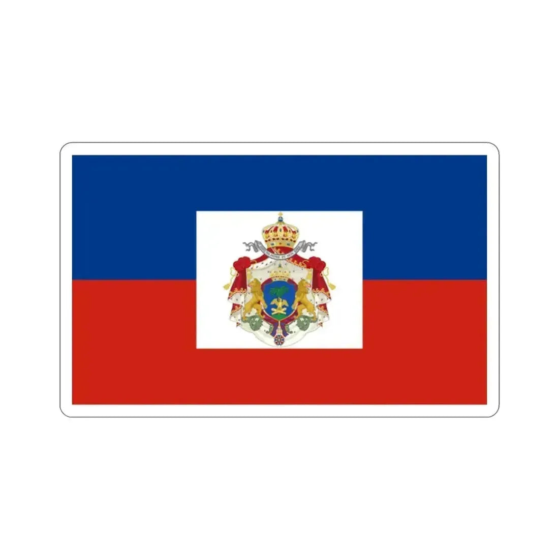 Imperial Flag of Haiti (1849-1859) STICKER Vinyl Die-Cut Decal 2 Inch - The Sticker Space
