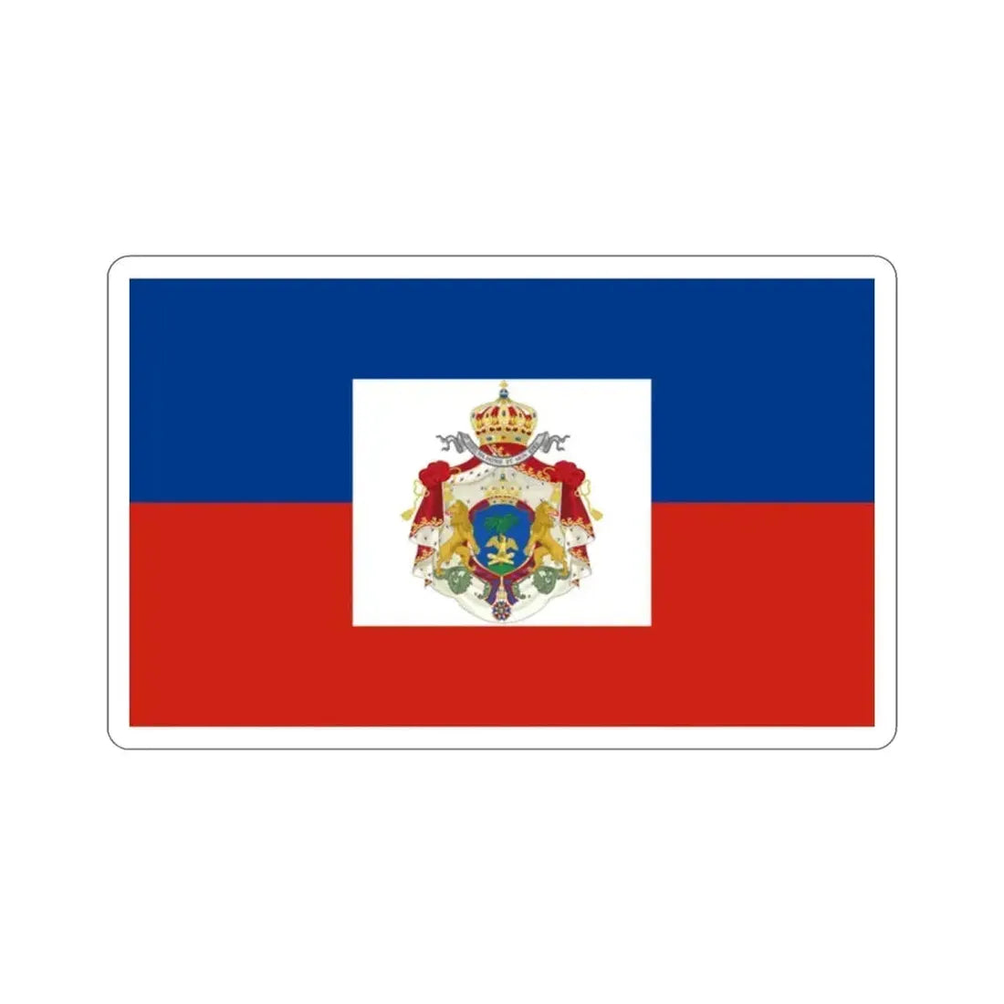 Imperial Flag of Haiti (1849-1859) STICKER Vinyl Die-Cut Decal 2 Inch - The Sticker Space