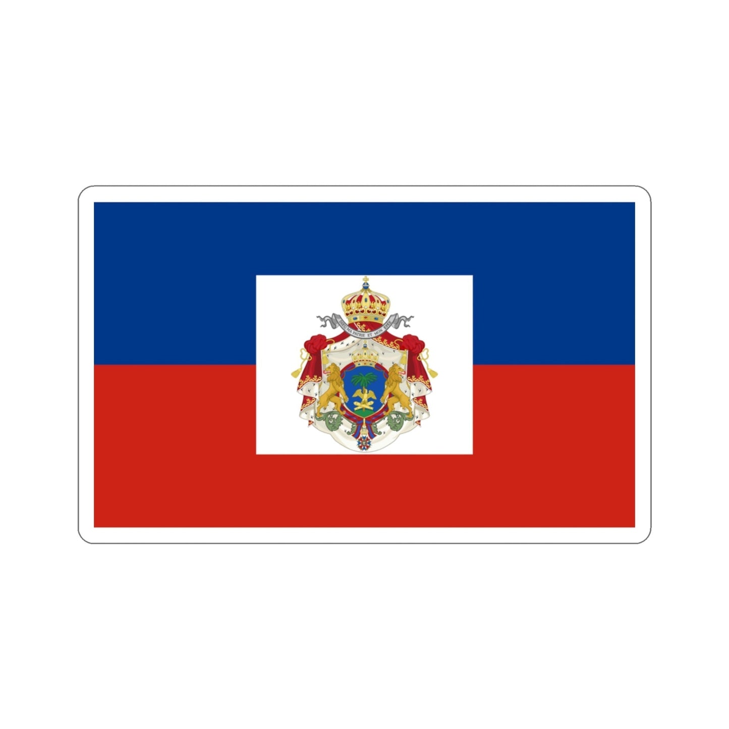 Imperial Flag of Haiti (1849-1859) STICKER Vinyl Die-Cut Decal-3 Inch-The Sticker Space