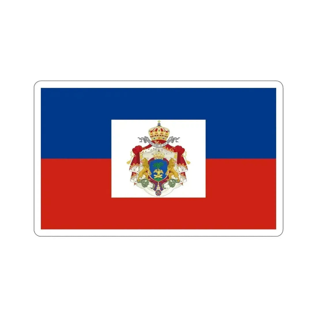 Imperial Flag of Haiti (1849-1859) STICKER Vinyl Die-Cut Decal 3 Inch - The Sticker Space