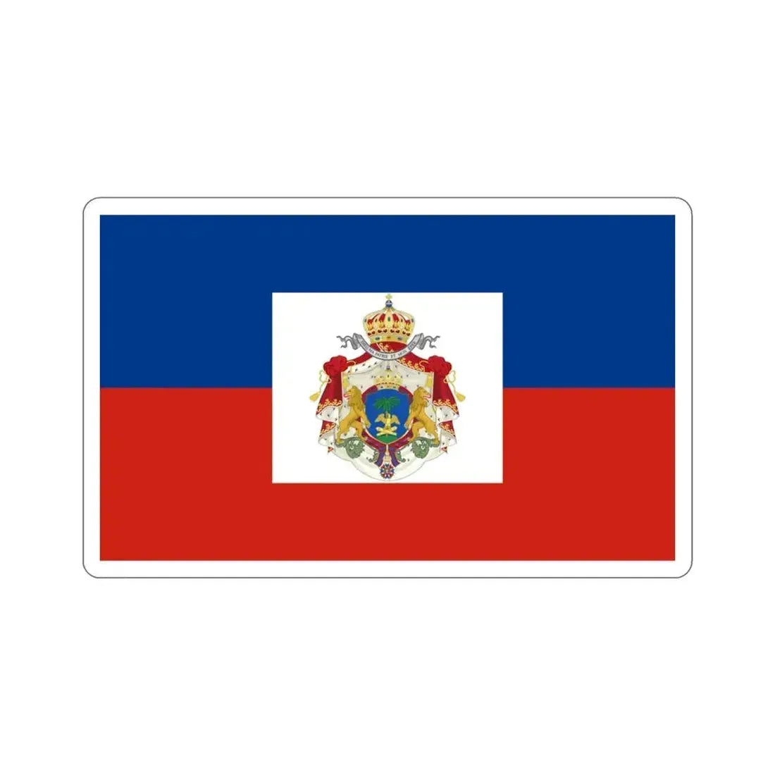 Imperial Flag of Haiti (1849-1859) STICKER Vinyl Die-Cut Decal 3 Inch - The Sticker Space