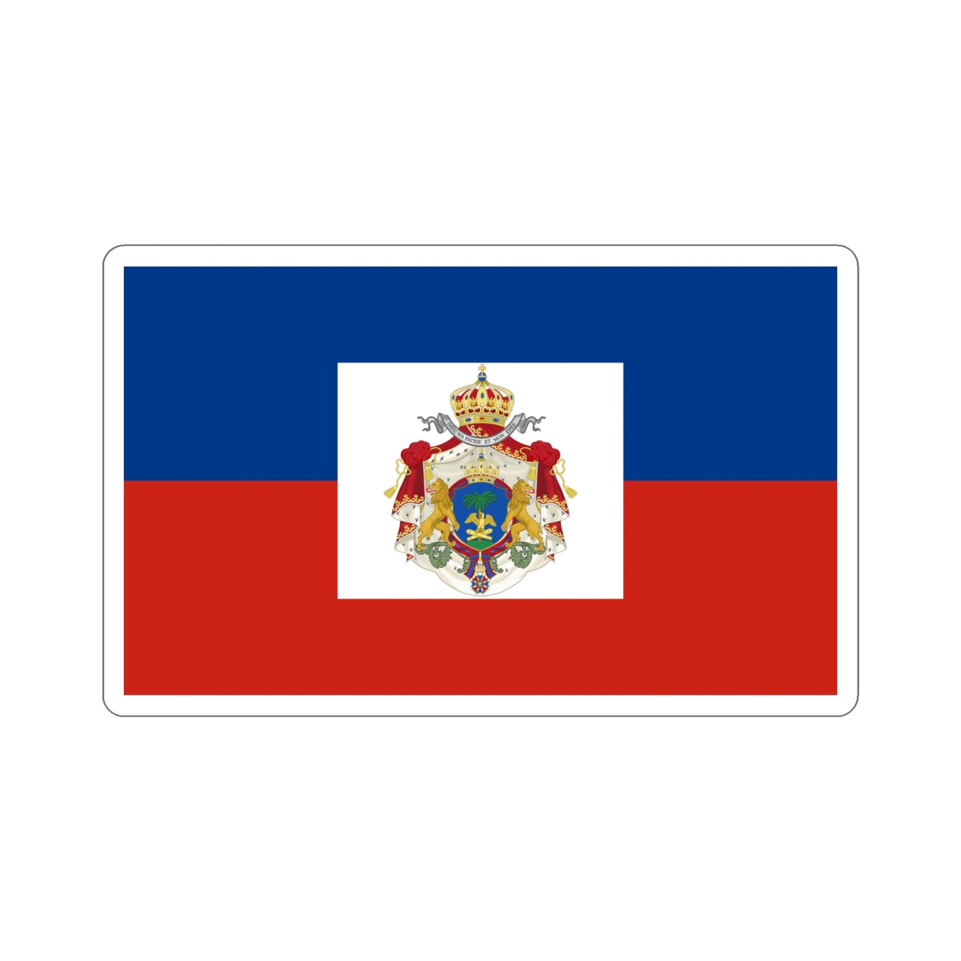 Imperial Flag of Haiti (1849-1859) STICKER Vinyl Die-Cut Decal-4 Inch-The Sticker Space
