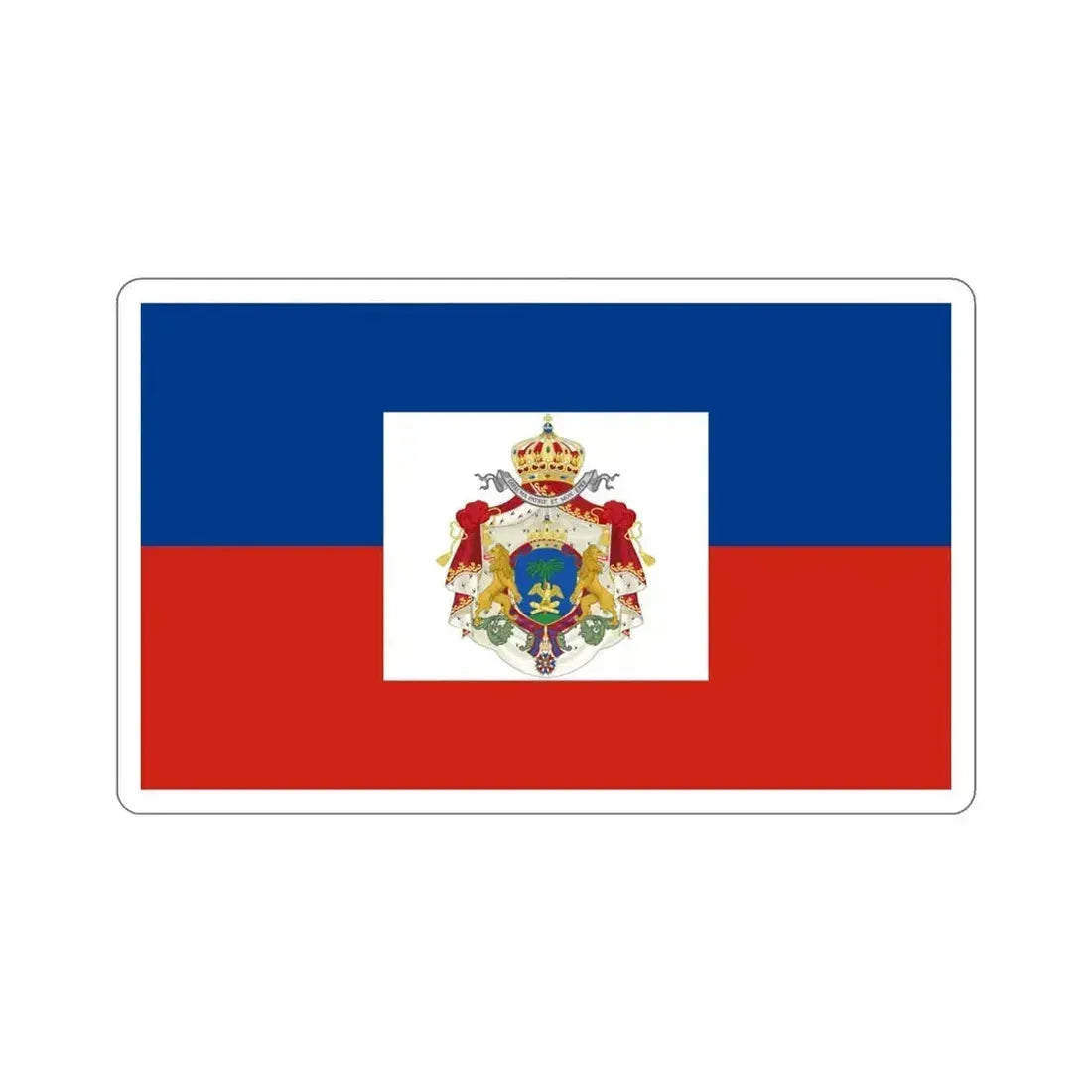 Imperial Flag of Haiti (1849-1859) STICKER Vinyl Die-Cut Decal 4 Inch - The Sticker Space