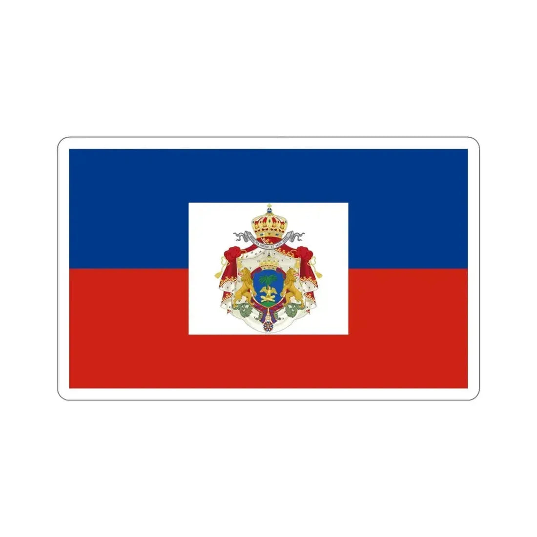 Imperial Flag of Haiti (1849-1859) STICKER Vinyl Die-Cut Decal 4 Inch - The Sticker Space