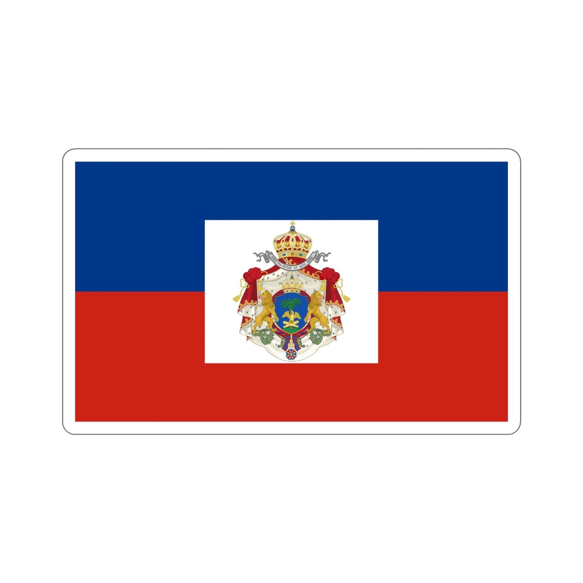 Imperial Flag of Haiti (1849-1859) STICKER Vinyl Die-Cut Decal-5 Inch-The Sticker Space