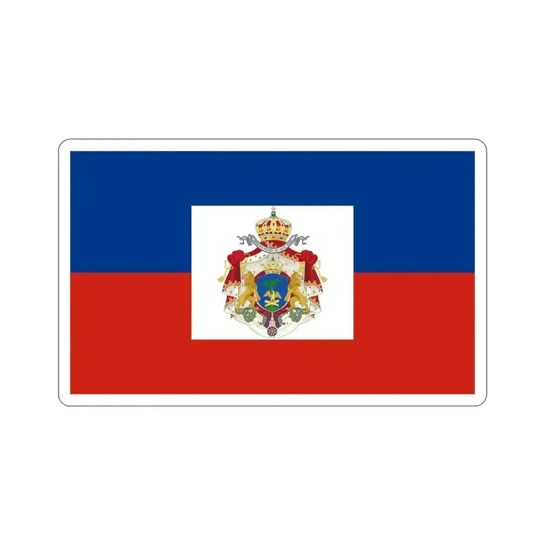 Imperial Flag of Haiti (1849-1859) STICKER Vinyl Die-Cut Decal 5 Inch - The Sticker Space