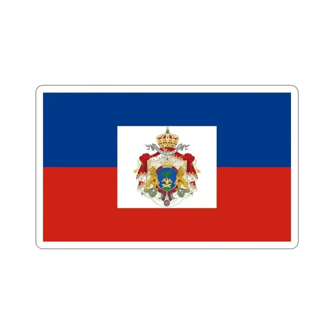 Imperial Flag of Haiti (1849-1859) STICKER Vinyl Die-Cut Decal 5 Inch - The Sticker Space