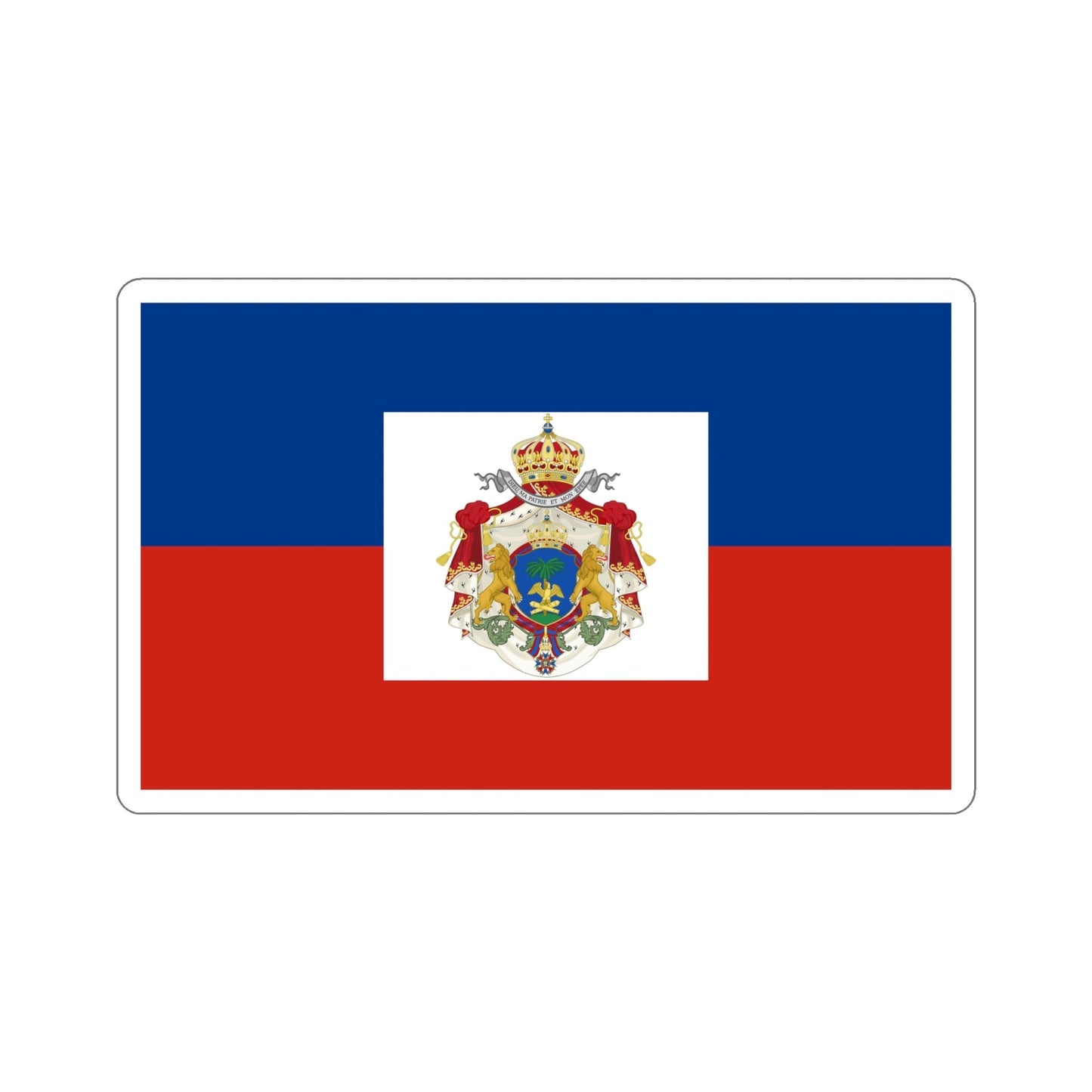 Imperial Flag of Haiti (1849-1859) STICKER Vinyl Die-Cut Decal-6 Inch-The Sticker Space