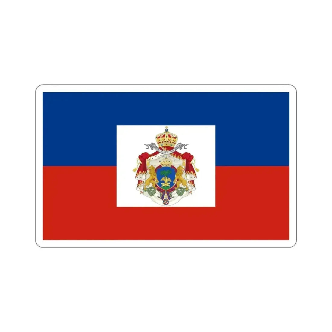 Imperial Flag of Haiti (1849-1859) STICKER Vinyl Die-Cut Decal 6 Inch - The Sticker Space
