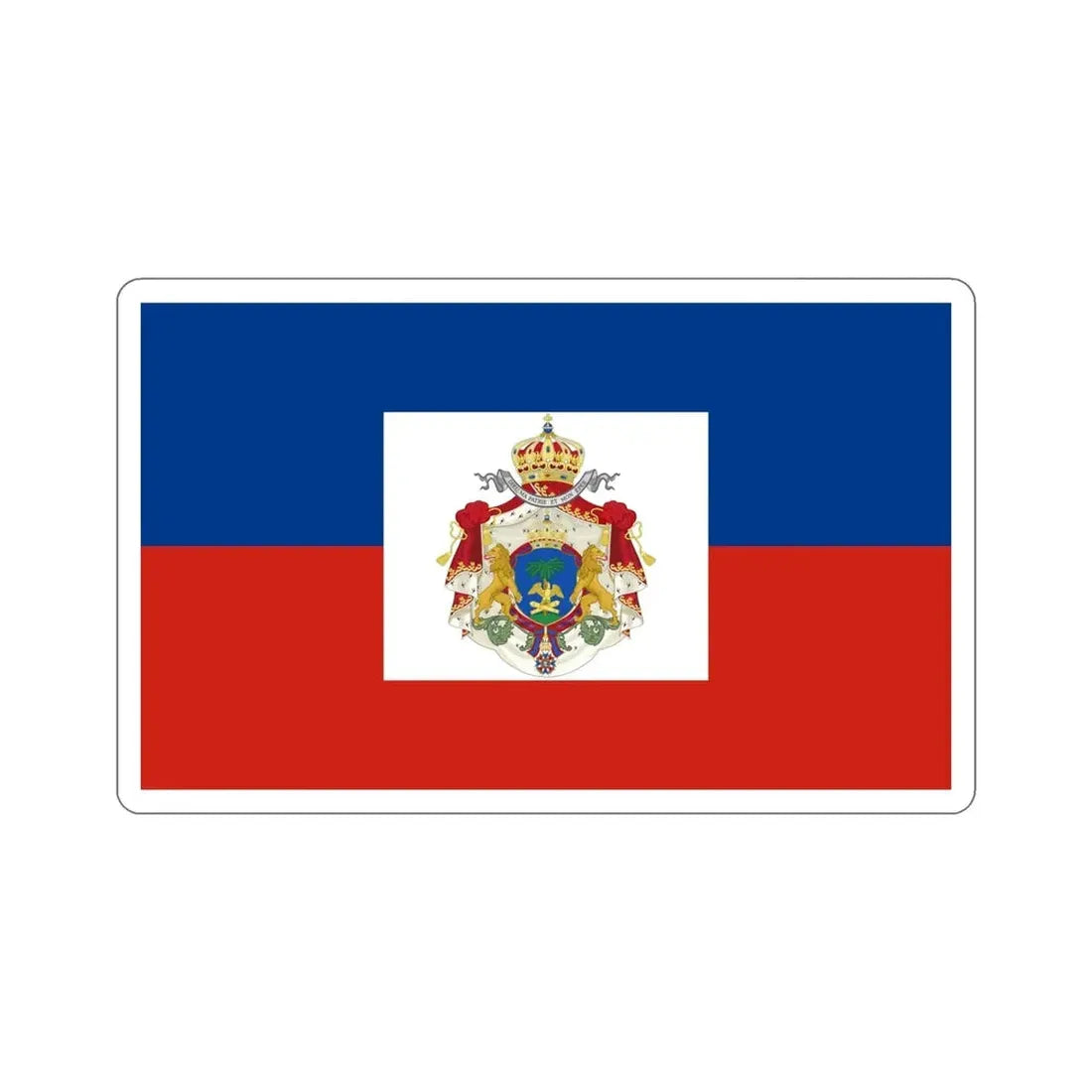 Imperial Flag of Haiti (1849-1859) STICKER Vinyl Die-Cut Decal - The Sticker Space