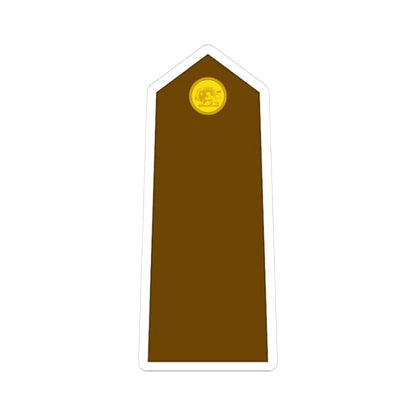 Imperial Iran Army OF 1a (Iran) (Military Rank) STICKER Vinyl Kiss-Cut Decal 3 Inch White - The Sticker Space