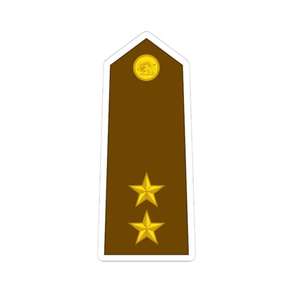 Imperial Iran Army OF 1c (Iran) (Military Rank) STICKER Vinyl Kiss-Cut Decal 6 Inch White - The Sticker Space