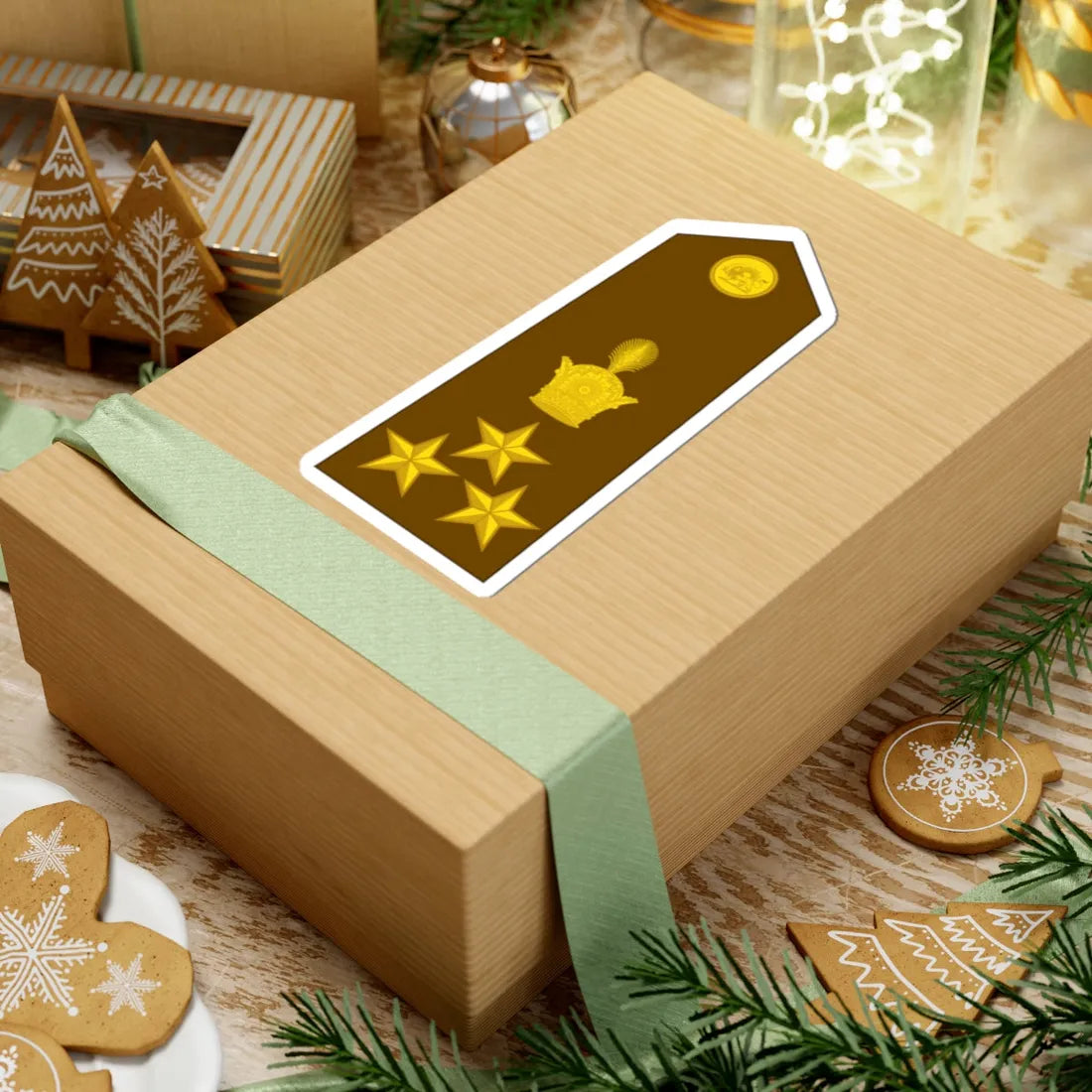 Imperial Iran Army OF 8 (Iran) (Military Rank) STICKER Vinyl Kiss-Cut Decal - The Sticker Space