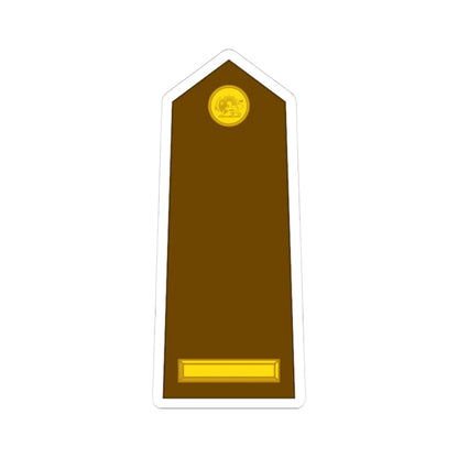 Imperial Iran Army OR 9a (Iran) (Military Rank) STICKER Vinyl Kiss-Cut Decal 4 Inch White - The Sticker Space