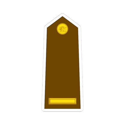 Imperial Iran Army OR 9a (Iran) (Military Rank) STICKER Vinyl Kiss-Cut Decal 6 Inch White - The Sticker Space