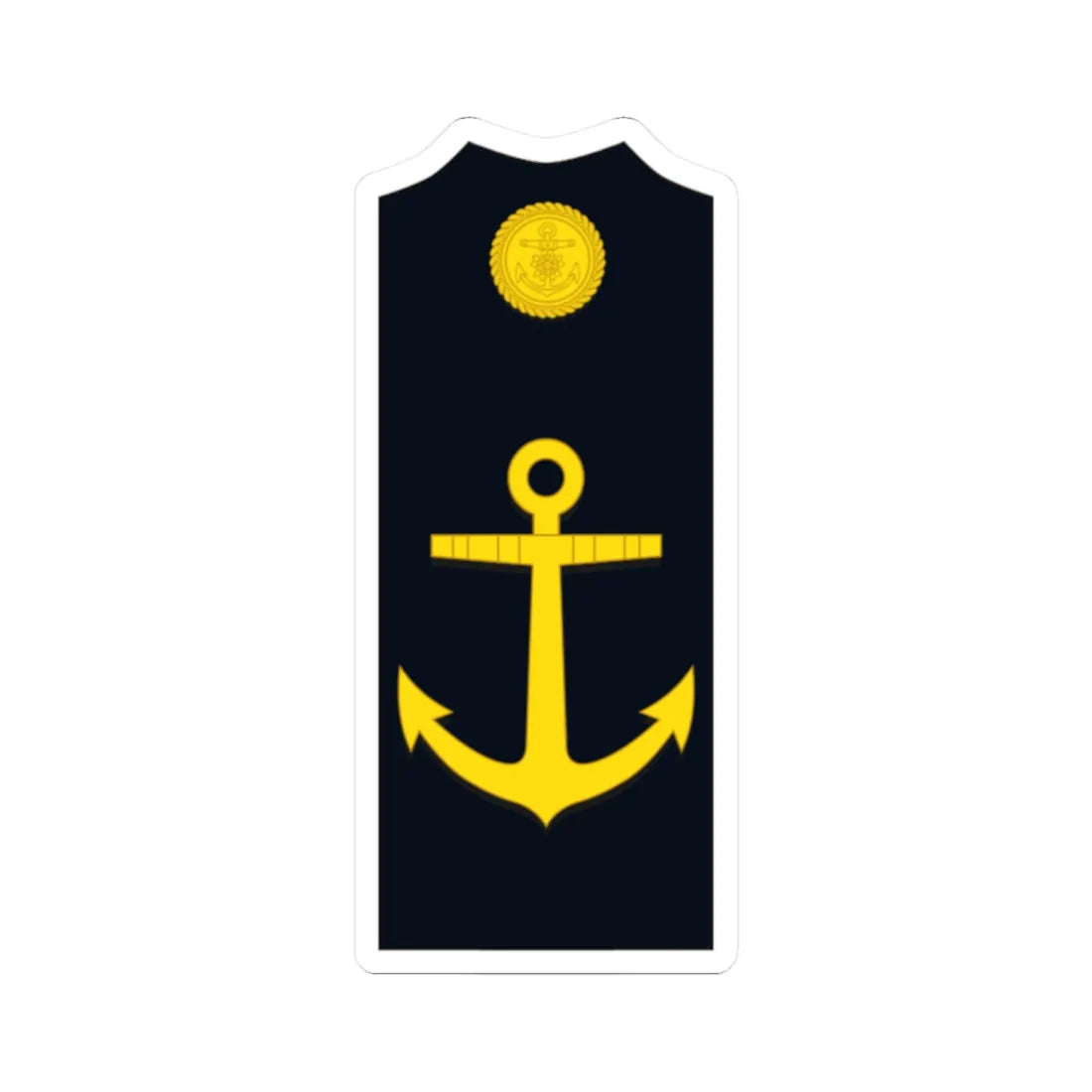 Imperial Japan Navy Cadet shoulder (Japan) (Military Rank) STICKER Vinyl Kiss-Cut Decal 2 Inch White - The Sticker Space