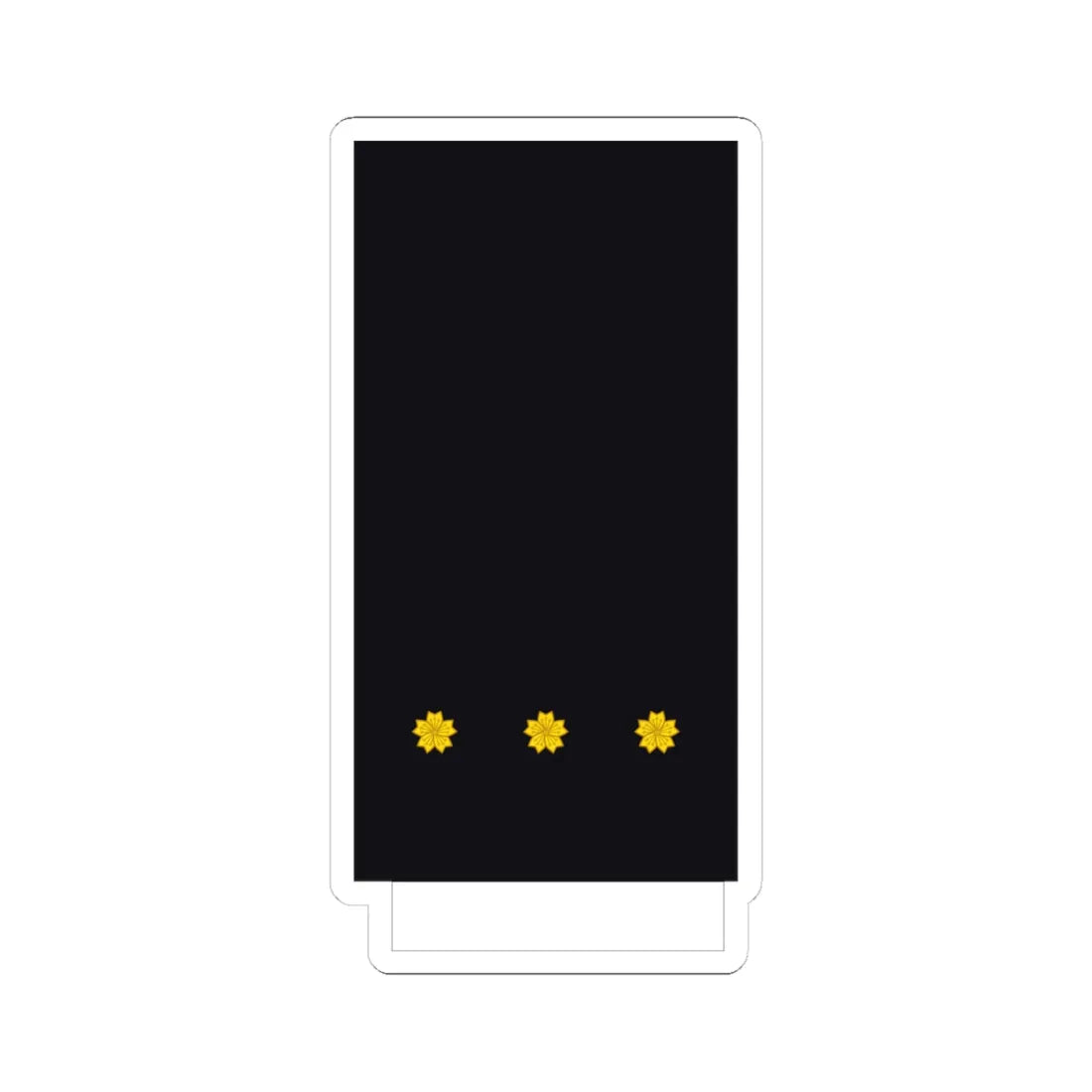 Imperial Japan Navy OF 1a sleeve 1942 (Japan) (Military Rank) STICKER Vinyl Kiss-Cut Decal 4 Inch White - The Sticker Space